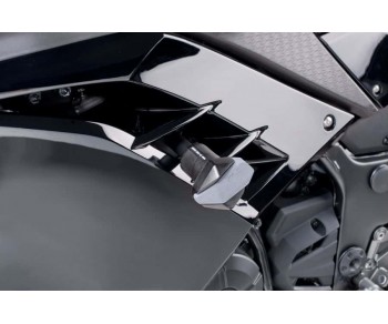 R12 FRAME SLIDERS FOR KAWASAKI NINJA 300 2013-2017 - BLACK R12 FRAME SLIDERS FOR KAWASAKI NINJA 300 2013-2017 - BLACK